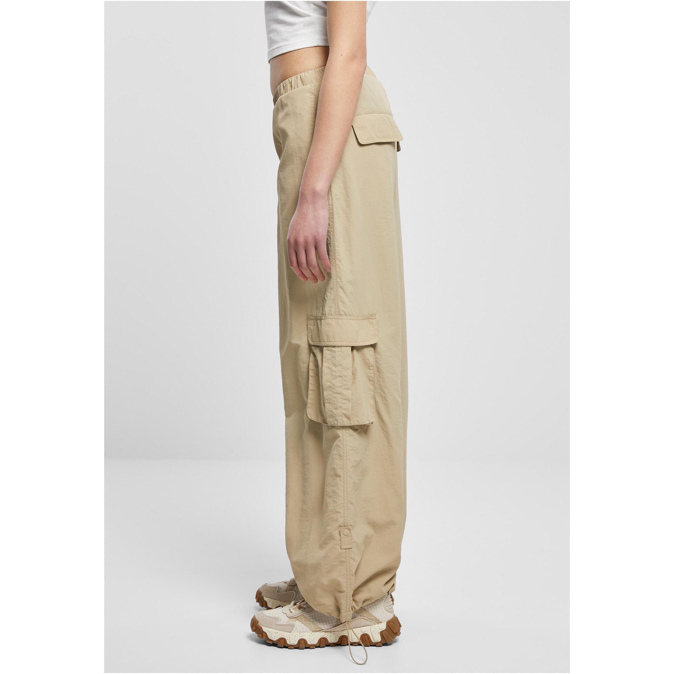 URBAN CLASSICS Cargo Nylon Weite Knitterhose  