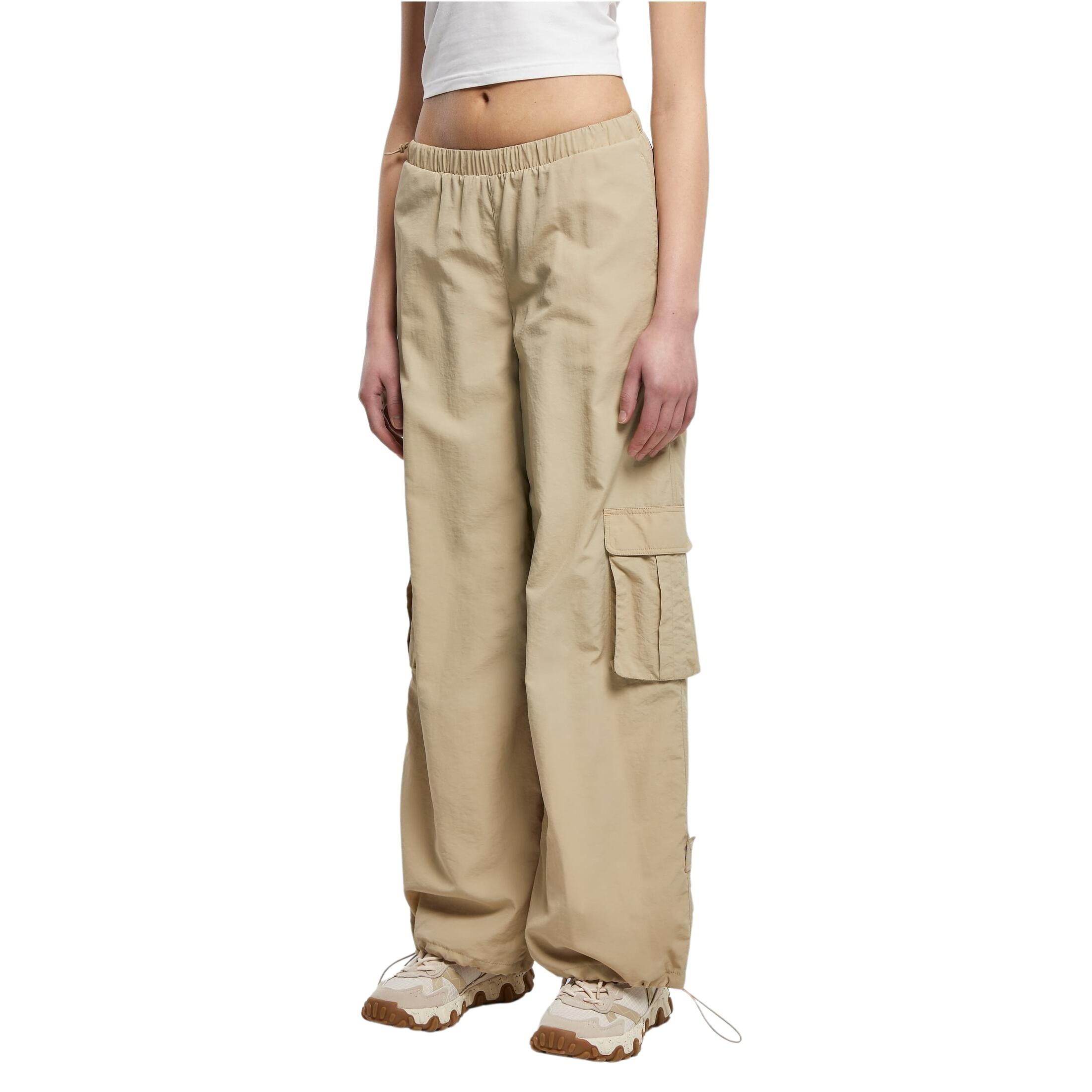 URBAN CLASSICS Cargo Nylon Weite Knitterhose  