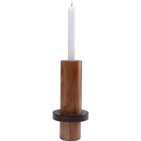 KARE Design Candeliere Cilindro di legno 25  