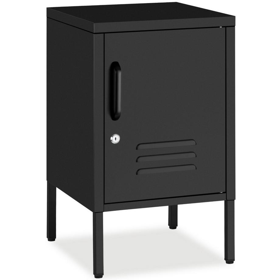 comodino in metallo moderno Baker porta chiudibile con chiusura magnetica