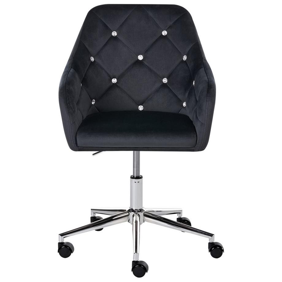 Beliani Chaise de bureau en Velours Glamour VELORIA  