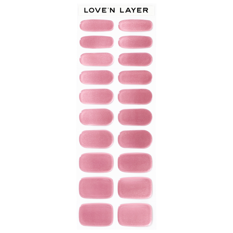 Lovenlayer  Autocollants pour ongles Metallic  Summer Pink 