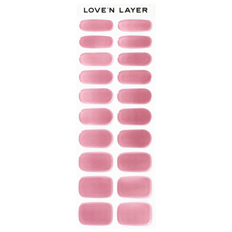 Lovenlayer  Autocollants pour ongles Metallic  Summer Pink 