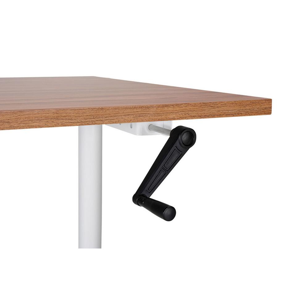 Beliani Schreibtisch manuell höhenverstellbar aus Faserplatte Modern DESTINAS  