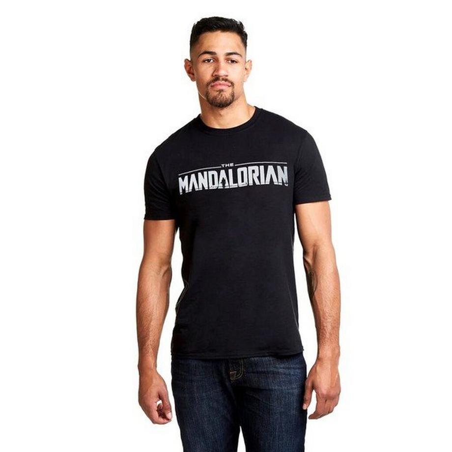 STAR WARS The Mandalorian Logo Regular Fit T-Shirt  