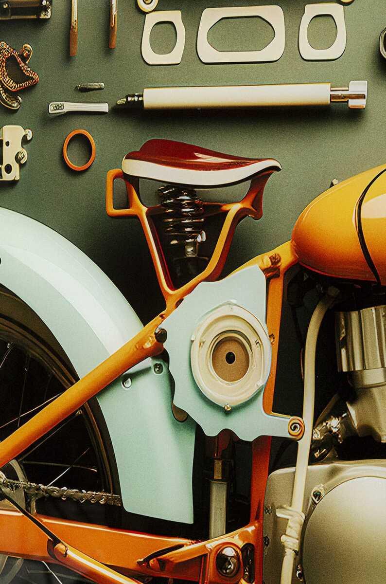 KARE Design Immagine di vetro Garage Moto 60x80  