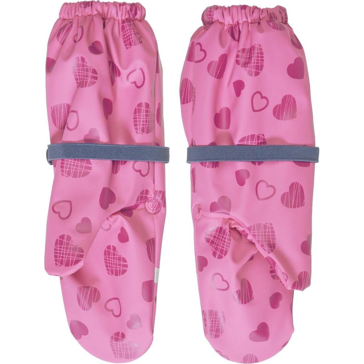 Playshoes  guanti da fango con cuore foderato in pile per bambini 