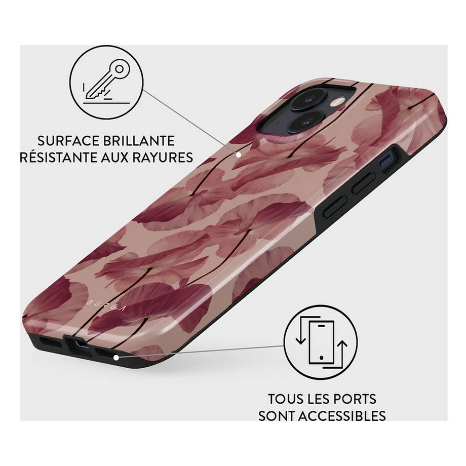 Burga  Custodia per iPhone 15 Tough Tender Kiss 