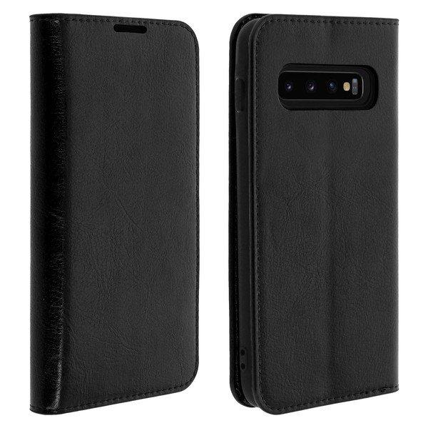 Avizar  Housse Folio Cuir Samsung Galaxy S10+ 