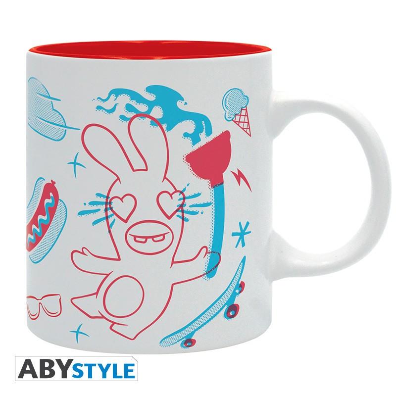 Abystyle  Mug - Subli - Lapin Crétin - Graffiti 