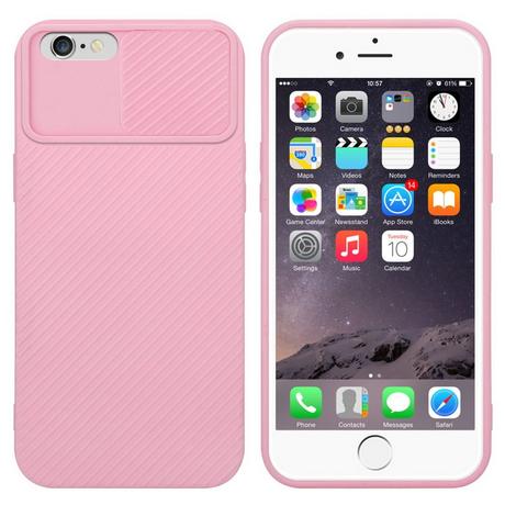 Cadorabo  Housse compatible avec Apple iPhone 6 PLUS / 6S PLUS - Coque de protection en silicone TPU flexible et avec protection pour appareil photo 