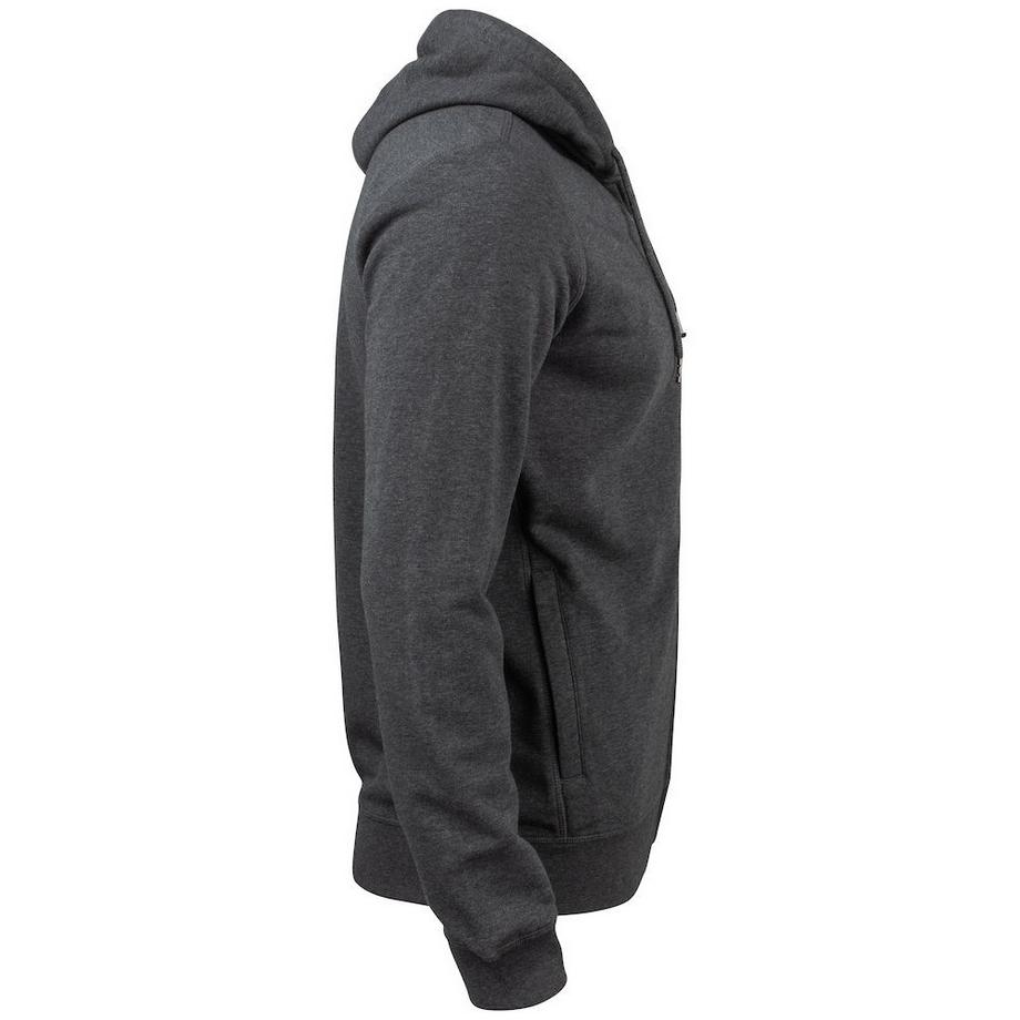 Clique Premium Felpa Con Cappuccio E Zip Intera  