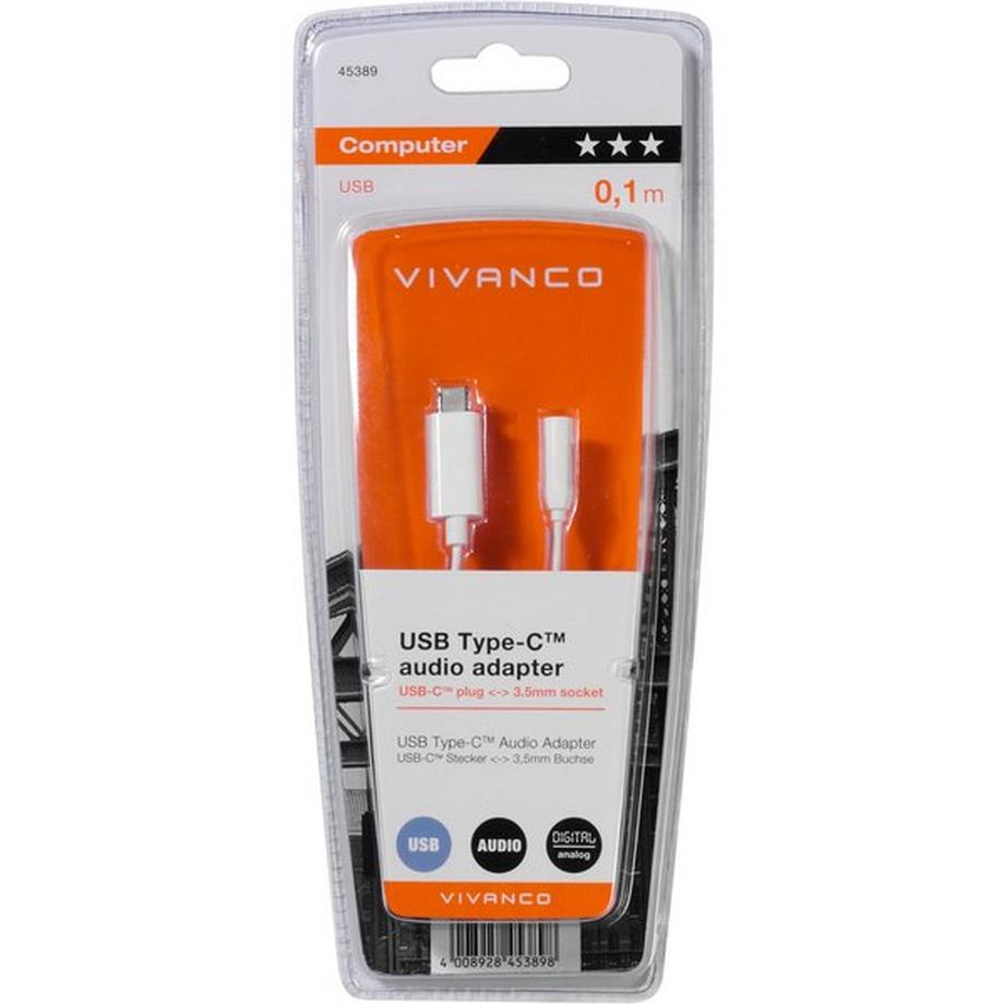 VIVANCO  Adapter USB-C - Audio 