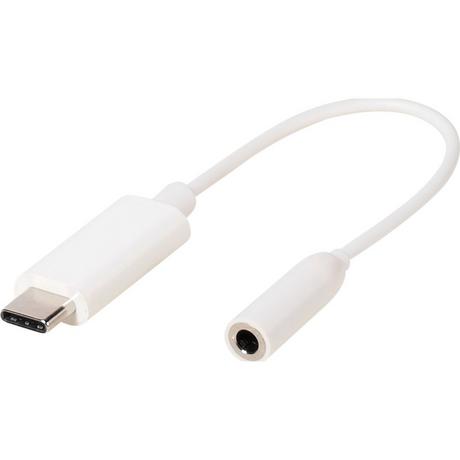 VIVANCO  Vivanco CC UC A 1 cavo audio 0,1 m 3.5mm USB Bianco 
