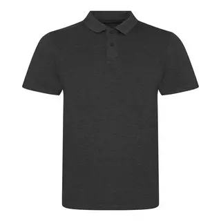 AWDis Polo Shirt TriBlend  Charcoal Black