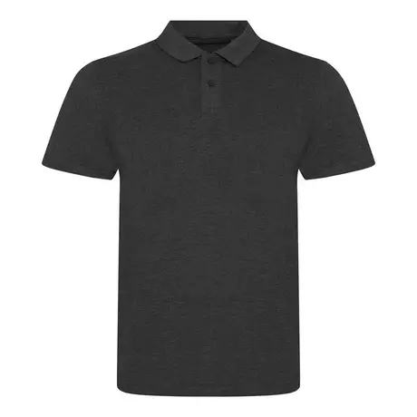 AWDis Polo Shirt TriBlend  Charcoal Black