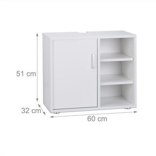 B2X Waschbeckenschrank 4 Fächer  