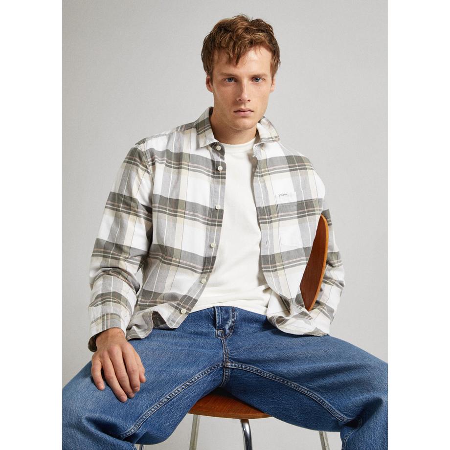 Pepe Jeans London Perry Regular Fit Camicia Maniche Lunghe  