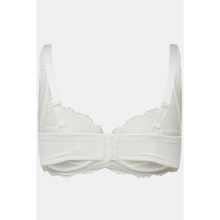 Ulla Popken  Reggiseno a balconcino con coppe morbide, pizzo, ferretto e coppa B-D 