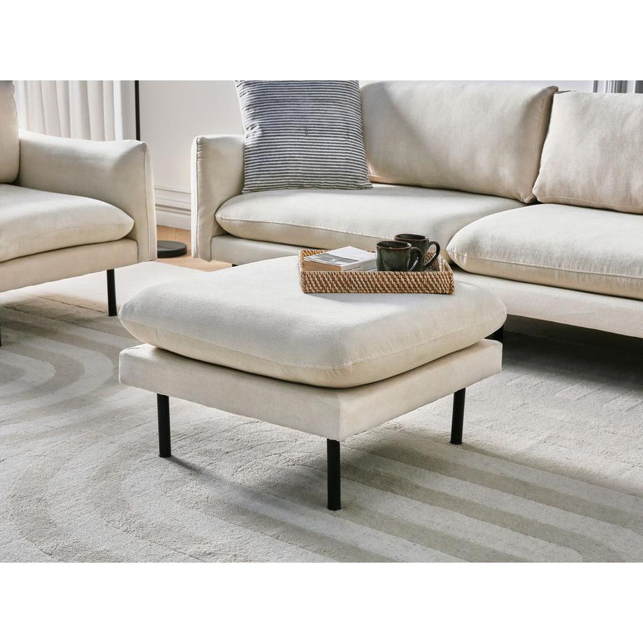 Beliani Ottoman en Tissu Moderne VINTERBRO  