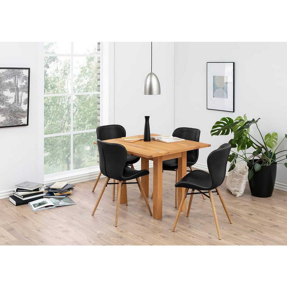 mutoni Sedia da pranzo Norway nera (1 pezzo)  