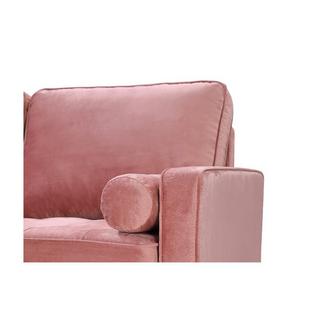 Vente-unique 2SitzerSofa FLEUET Samt Altrosa  