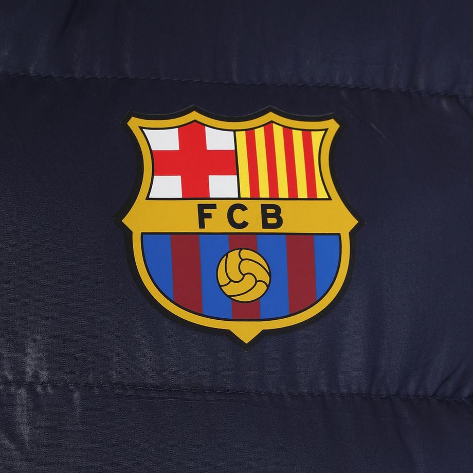 FC Barcelona Gilet Trapuntato con Collo Alto  