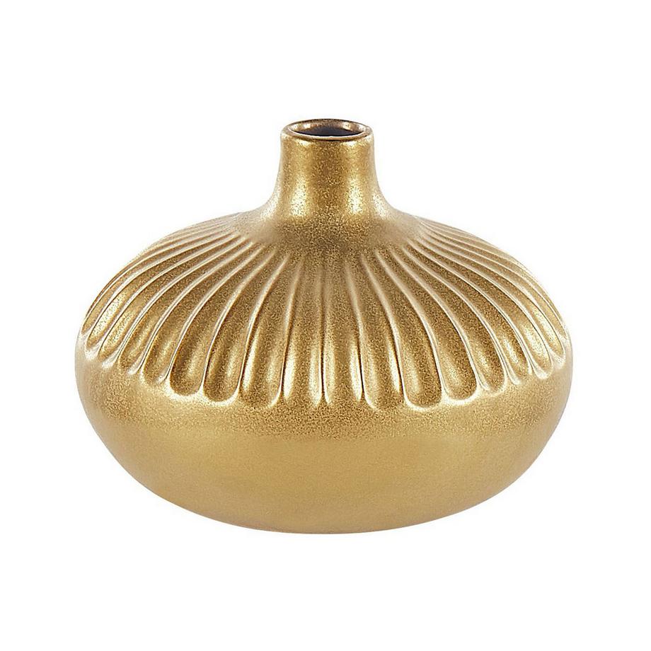 Beliani Vase décoratif en Grès Moderne CERCEI  