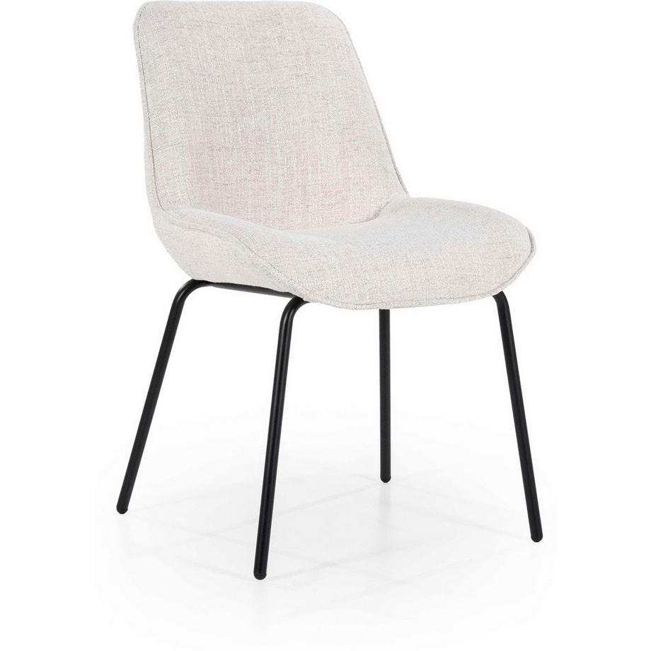 mutoni Chaise de salle à manger Base beige  