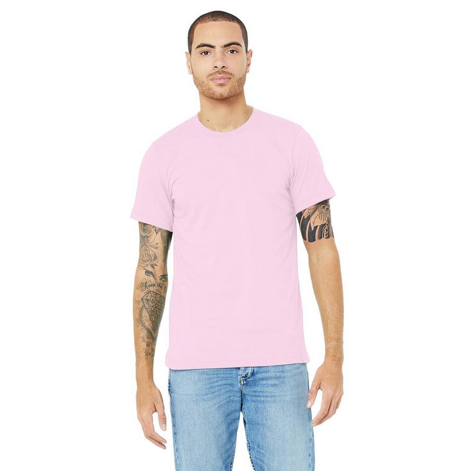 Bella + Canvas Canvas Maglietta Jersey Girocollo Maniche Corte  