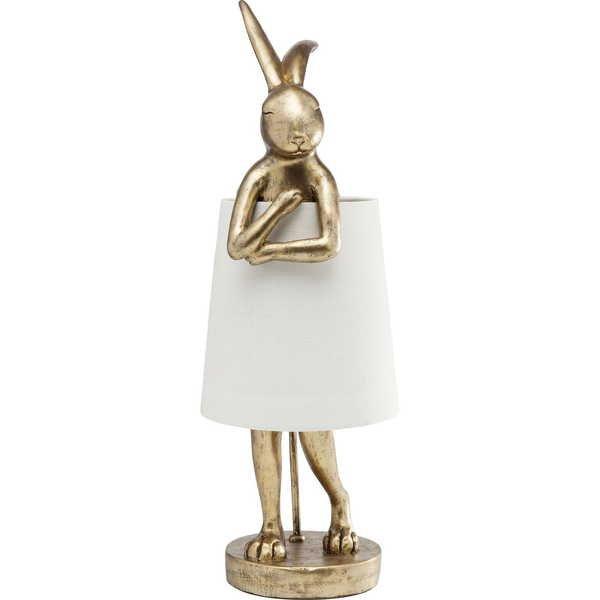 KARE Design Lampada da tavolo Animal Rabbit Gold  