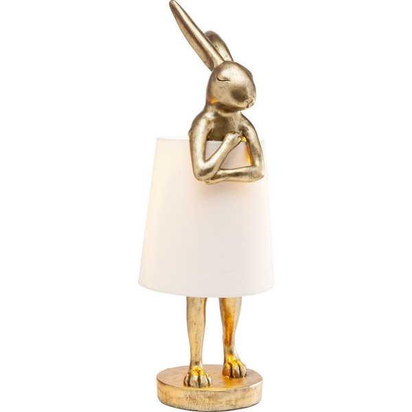 KARE Design Tischleuchte Animal Rabbit Gold  