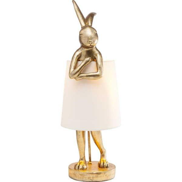 KARE Design Tischleuchte Animal Rabbit Gold  