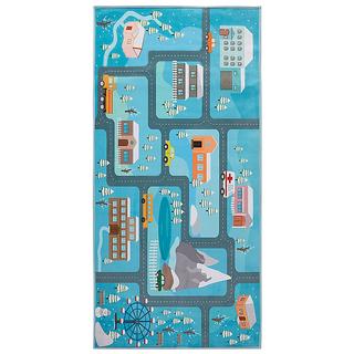 Beliani Tapis enfant en Polyester Moderne KIGI  