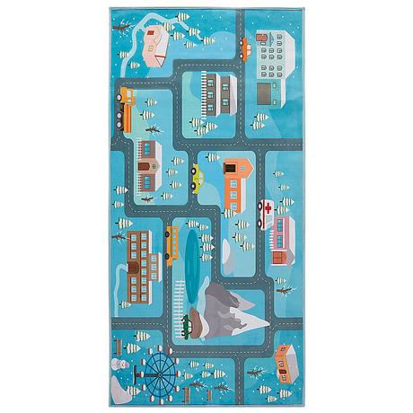 Beliani Tapis enfant en Polyester Moderne KIGI  