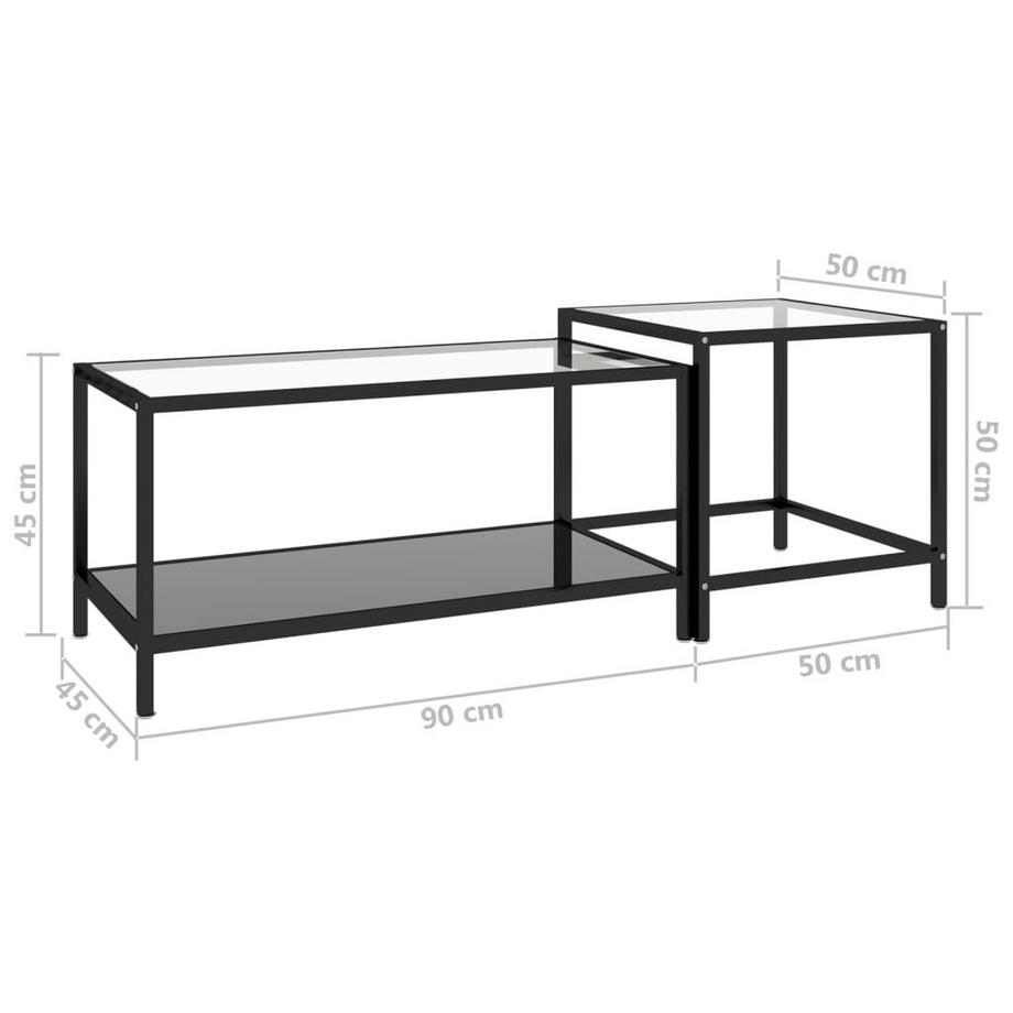 VidaXL Satztisch glas  