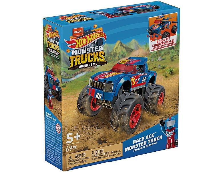 Mega Construx  Hot Wheels Monster Trucks Race Ace (69Teile) 