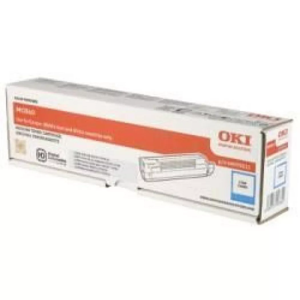 OKI – Toner cyan 44059211 MC 860 9500 Seiten, Grau, One Size