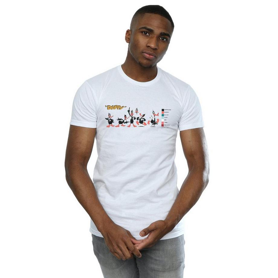 LOONEY TUNES Daffy Duck T-Shirt Imprimé Manches Courtes  
