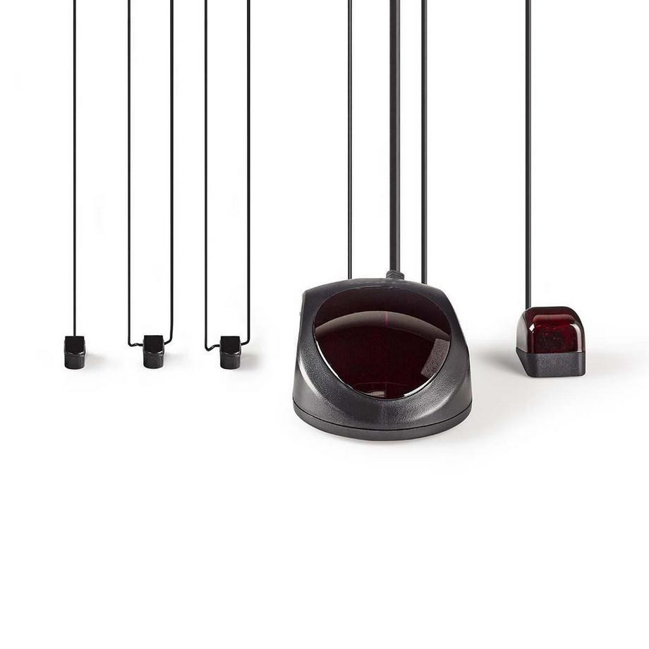 Nedis  Extension de télécommande IR | Portée du signal : 6,0 m | 3 unités | ABS | Noir 