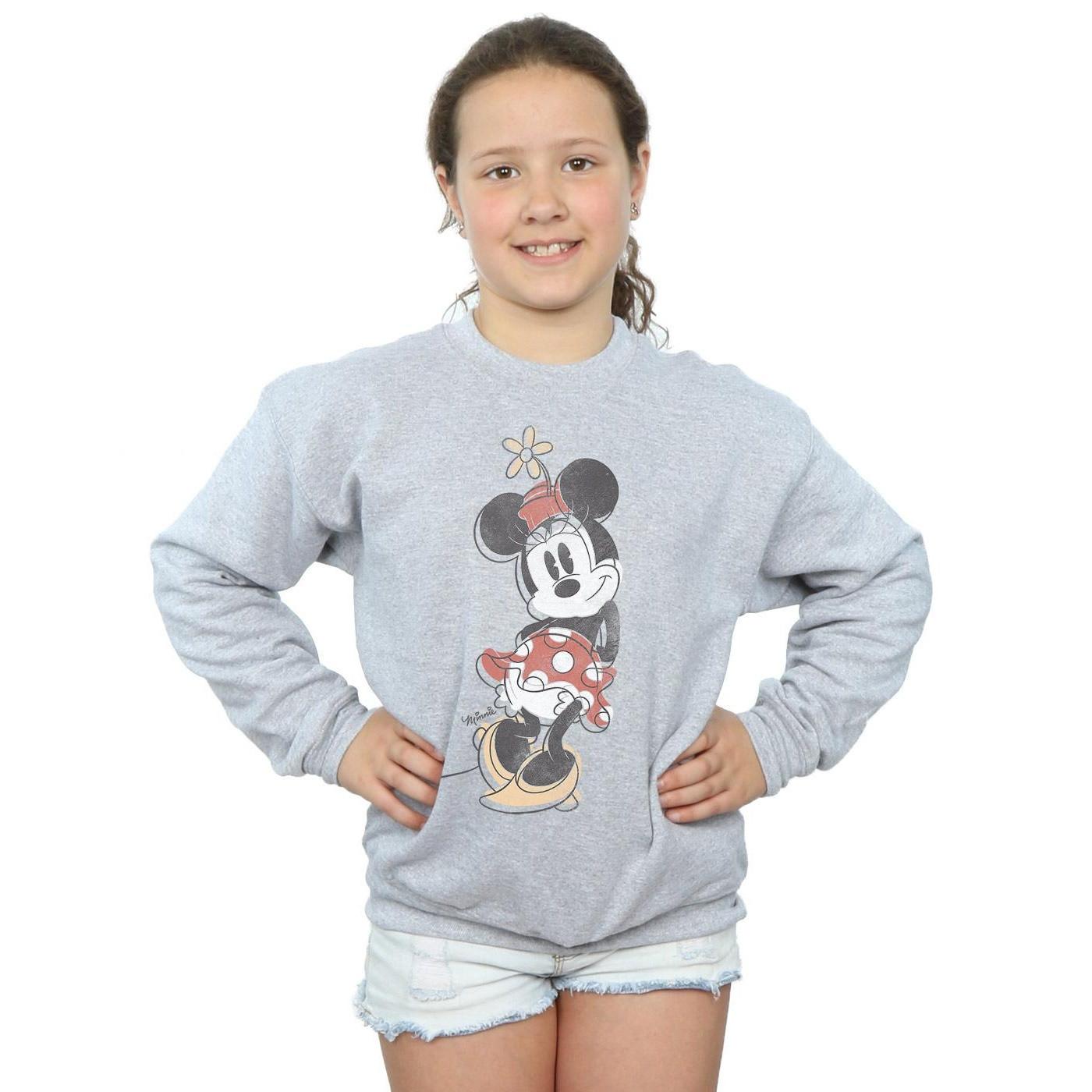 Disney  Minnie Mouse Offset Sweatshirt 