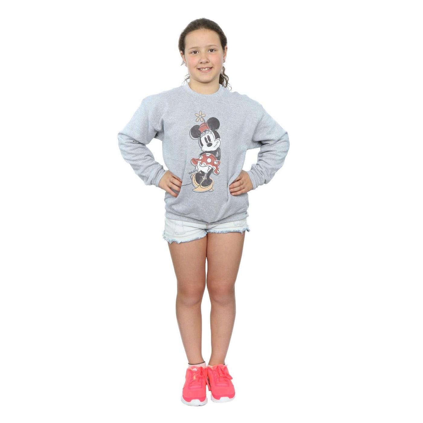 Disney  Minnie Mouse Offset Sweatshirt 