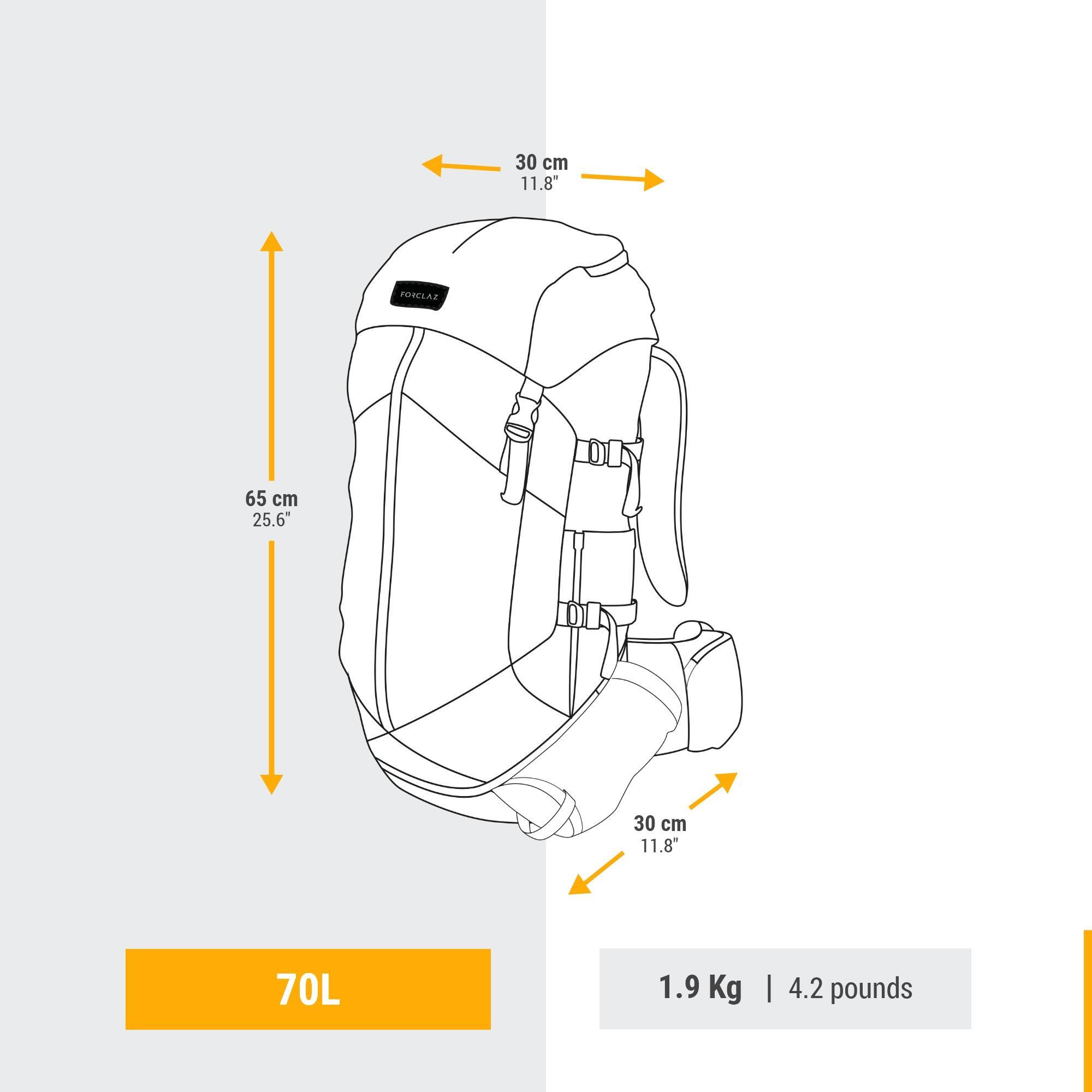 FORCLAZ  Rucksack - MT100 EASYFIT 