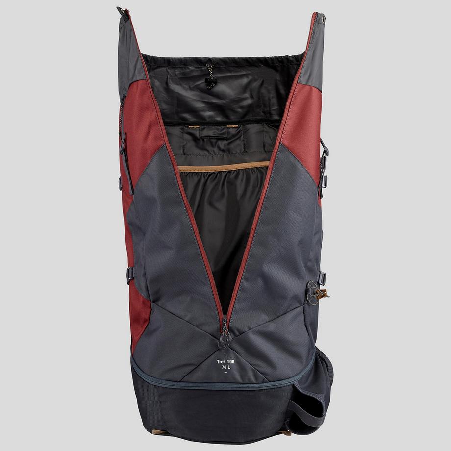 FORCLAZ MT100 EASYFIT 70L Zaino da trekking  