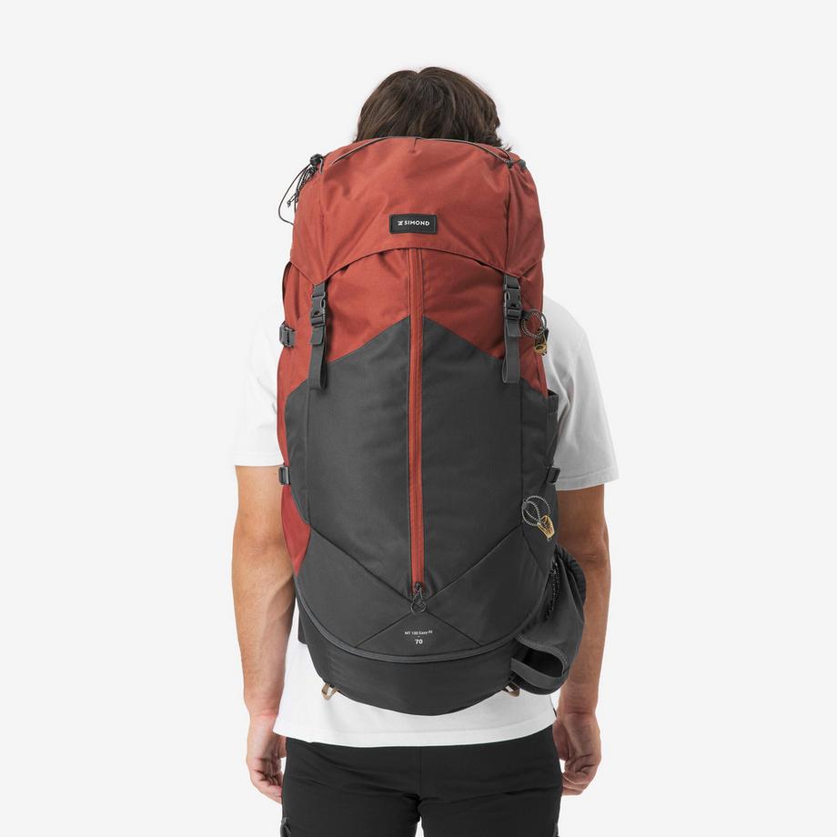 FORCLAZ MT100 EASYFIT 70L Sac à dos de trekking  