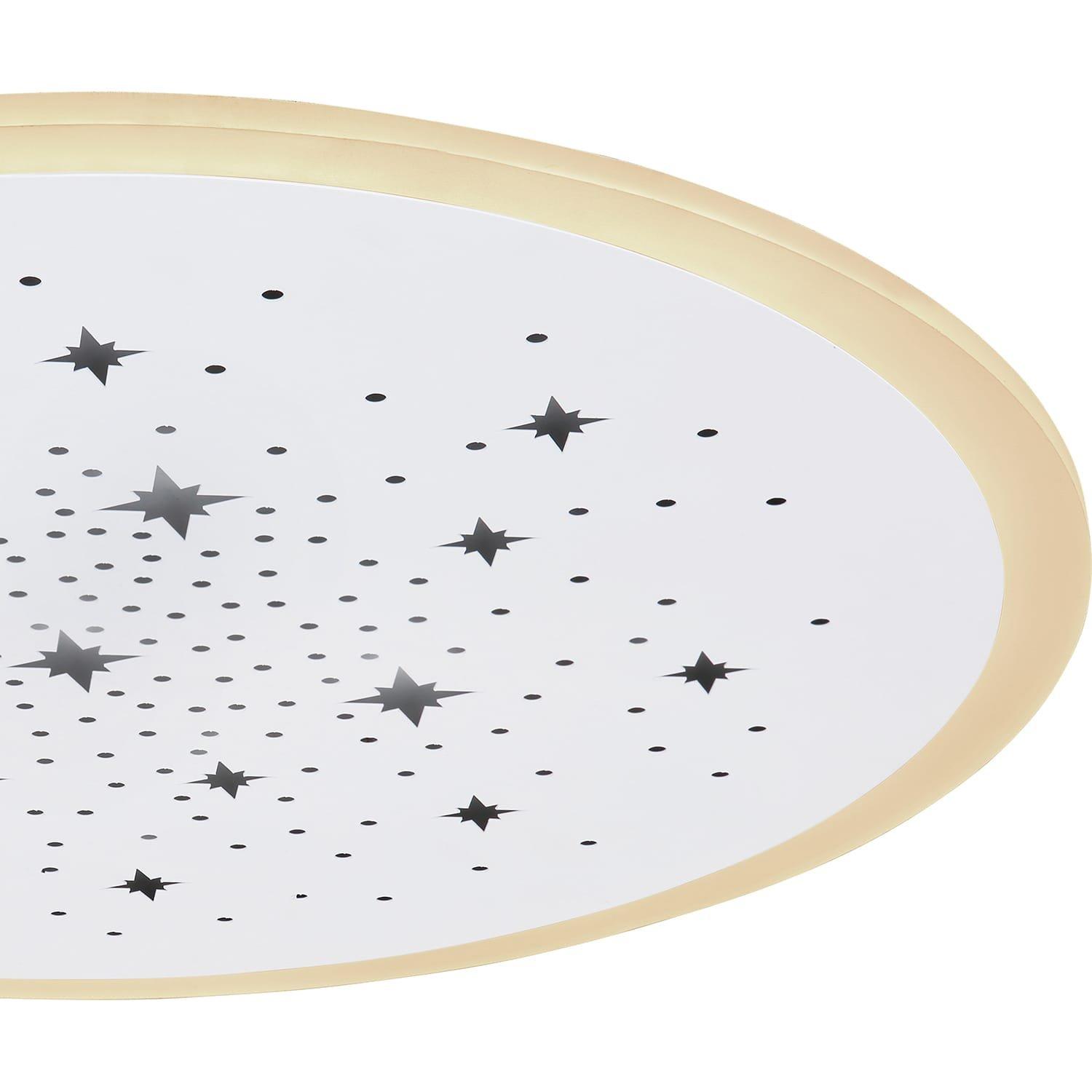 mutoni Lampada da soffitto Murphy in metallo bianco LED  