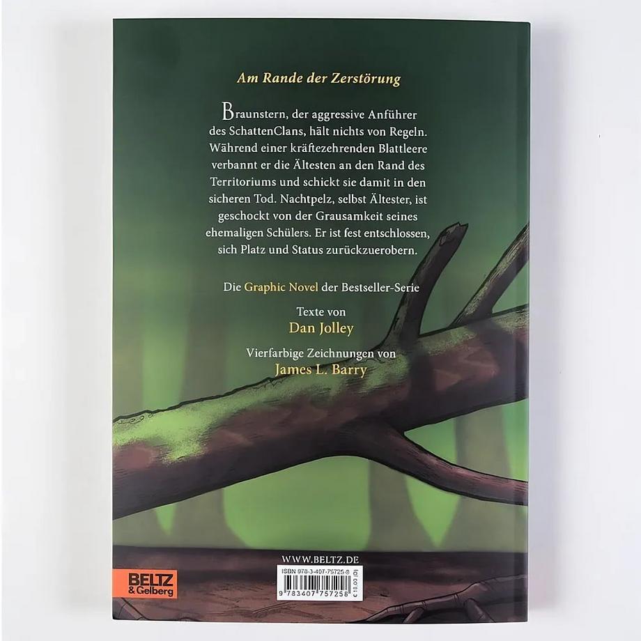 Warrior Cats - Verbannung aus dem SchattenClan Jolley, Dan; Hunter, Erin; Barry, James L. (Illustrationen); Knese, Petra (Übersetzung) Gebundene Ausgabe 