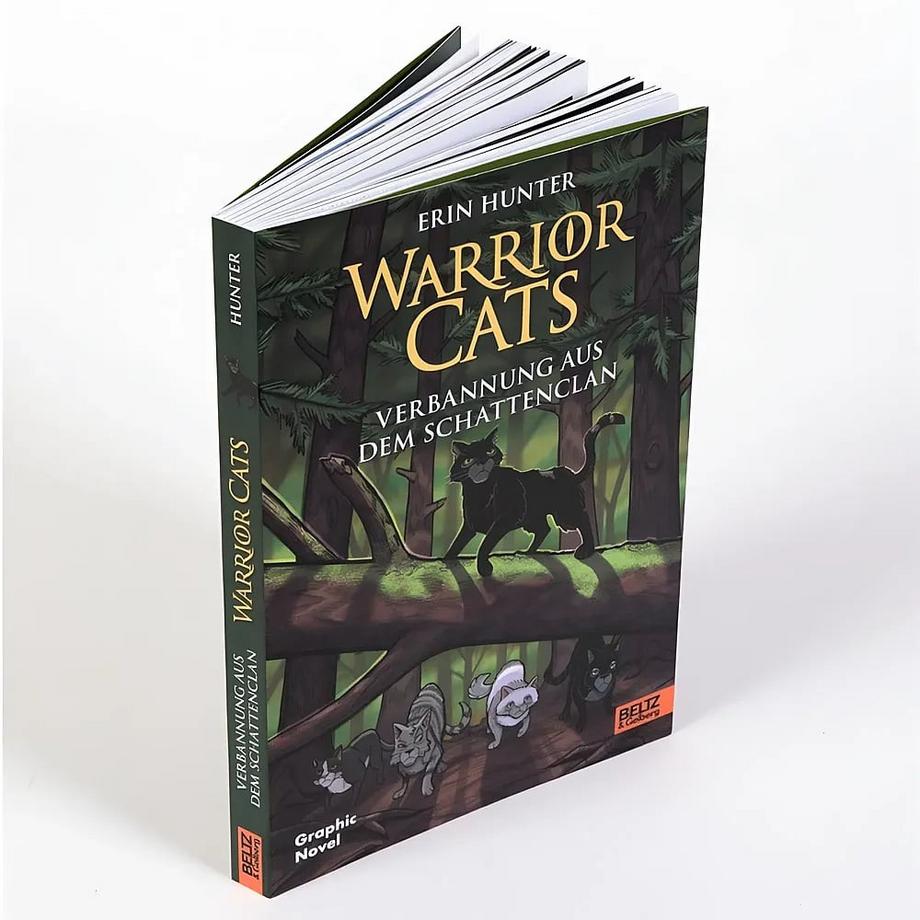 Warrior Cats - Verbannung aus dem SchattenClan Jolley, Dan; Hunter, Erin; Barry, James L. (Illustrationen); Knese, Petra (Übersetzung) Gebundene Ausgabe 