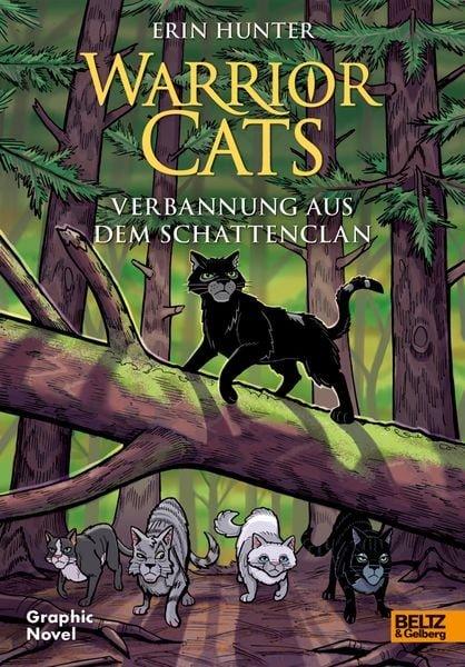 Warrior Cats Verbannung aus dem Schattenclan Jolley, Dan; Hunter, Erin; Barry, James L. (Illustrationen); Knese, Petra (Übersetzung) Copertina rigida 