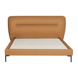 Vente-unique Letto 160 x 200 cm Pelle Cammello Con materasso - JODALA  